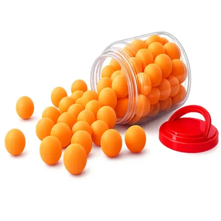 Piłeczki do tenisa stołowego piłki do ping ponga 60 szt pomarańczowe-5907451388143