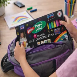 Magiczne mazaki zmieniające kolor 25 szt zestaw pisaki kreatywne-5907451385104