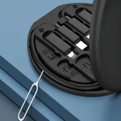 Zestaw adapterów 5w1 szpilka do telefonu w etui usb-c micro usb typ-a-5907451370926
