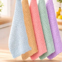 Kolorowa ściereczki z mikrofibry zestaw 5 szt 30x30 cm do kuchni domu-5907451384992