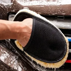 Rękawica do mycia auta mikrofibra detailingowa miękka do lakieru felg-5907451386682