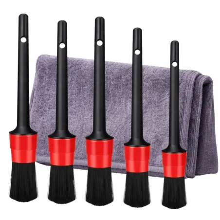 Zestaw pędzli detailingowych do auta mikrofibra do czyszczenia wnętrza-5907451385173