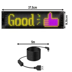 Panel led 16x64 elastyczny sygnalizator gestów na szybę samochodu-5907451386316