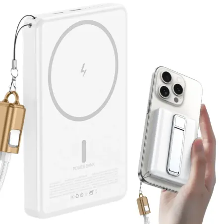 Powerbank szybkie ładowanie bezprzewodowe 10000 mAh usbc lightning 20w-5907451385579