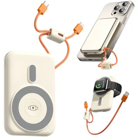 Powerbank QC szybkie ładowanie 10000 mAh usb lightning bezprzewodowy-5907451385555