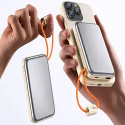 Powerbank QC szybkie ładowanie 10000 mAh usb lightning bezprzewodowy-5907451385555