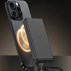 Powerbank szybkie ładowanie QC i PD 10000 mAh 20w usb-c bezprzewodowy-5907451385494