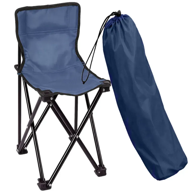 Krzesło wędkarskie turystyczne składane na ryby rybackie z pokrowcem-5907451383919