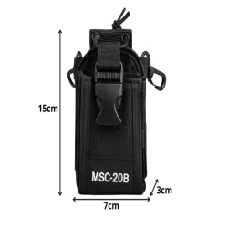 Kabura na krótkofalówkę etui radiotelefon pokrowiec do pasa na ramię-5907451385753