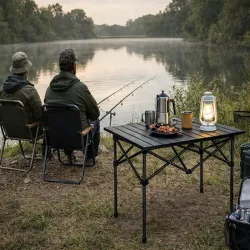 Stolik 95x55cm wędkarski turystyczny składany na balkon na biwak taras-5907451384275