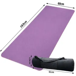 Mata do ćwiczeń 183cm jogi pilatesu fitness gimnastyczna treningowa-5907451384305