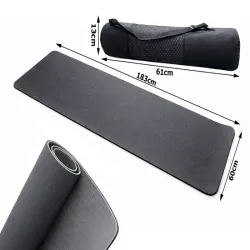Mata do ćwiczeń jogi 183 cm pilatesu fitness gimnastyczna treningowa-5907451384299