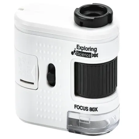 Mikroskop kompaktowy lupa klips do telefonu komórkowego 80x led UV-5907451387177