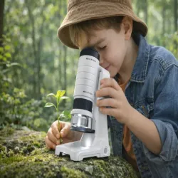 Mikroskop 200x kompaktowy lupa klips do telefonu komórkowego led uv-5907451387160