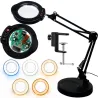 Lampa 10x lupa na biurko szkło powiększające lampka dermatologiczna-5907451387146
