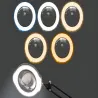 Lampa 10x lupa na biurko szkło powiększające lampka dermatologiczna-5907451387146
