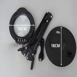 Lampa 10x lupa na biurko szkło powiększające lampka dermatologiczna-5907451387146