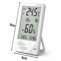 Stacja pogodowa pogody lcd termometr sonda higrometr magnes pokojowy-5907451387344
