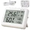 Stacja pogodowa pogody lcd pokojowy termometr sonda higrometr magnes-5907451387337