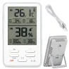 Stacja pogodowa pogody lcd termometr i higrometr sonda zewnętrzna-5907451387320
