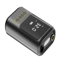 Pompka rowerowa elektryczna do roweru samochodu kompresor latarka 10bar lcd-5907451376799