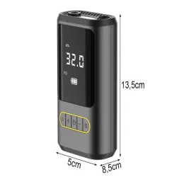 Pompka rowerowa elektryczna do roweru samochodu kompresor latarka 10bar lcd-5907451376799