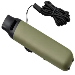 Gwizdek ratunkowy zielony survival turystyczny kompas latarka lupa-5907451387191