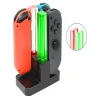 Stacja ładująca ładowarka do 4x joy-con nintendo switch podświetlane-5907451387634