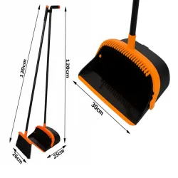 Zmiotka szczotka zestaw do zamiatania szufelka leniuch do sprzątania-5907451384770