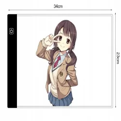 Podświetlana tablica A4 deska kreślarska led kalka do rysunków-5907451326152