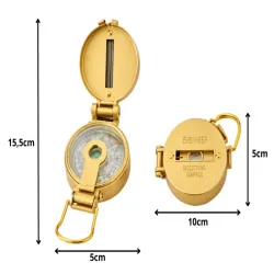 Kompas turystyczny składany survival metalowy klasyczny busola azymut-5907451387252