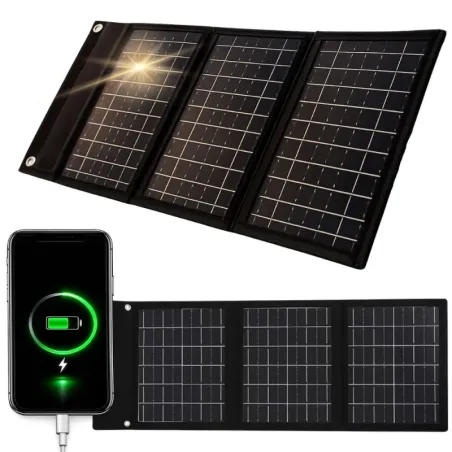 Przenośny panel solarny 20w mata składana ładowarka słoneczna usb-5907451384862