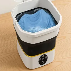 Mini pralka 6l przenośna składana pralka podróżna do ubrań i bielizny-5907451376867