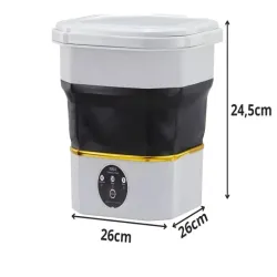 Mini pralka 6l przenośna składana pralka podróżna do ubrań i bielizny-5907451376867