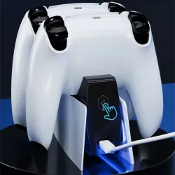 Stacja ładująca ładowarka do padów kontrolerów ps5 podwójna na dwa pady-5907451387658