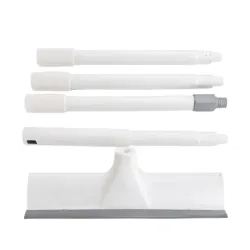 Ściągaczka do wody ze szczotką 2w1 regulowany kij do podłogi okien-5907451384725