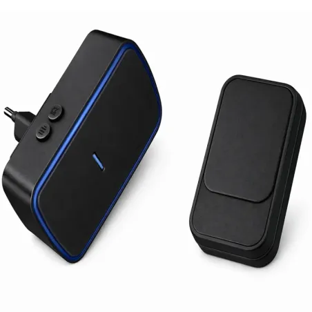 Dzwonek bezprzewodowy kinetyczny do drzwi do furtki 130m wodoodporny-5907451385838