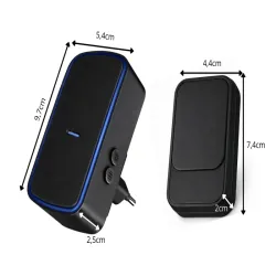 Dzwonek bezprzewodowy kinetyczny do drzwi do furtki 130m wodoodporny-5907451385838