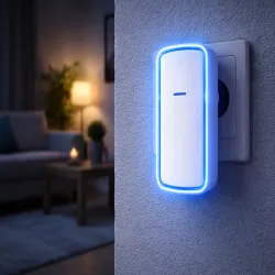 Dzwonek bezprzewodowy kinetyczny do drzwi do furtki 130m wodoodporny-5907451385845