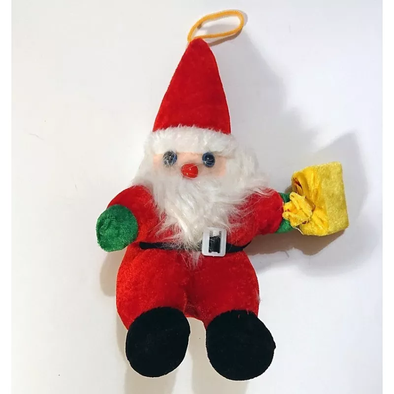 Mikołaj gwiazdor z prezentem figurka maskotka 20cm ozdoba świąteczna