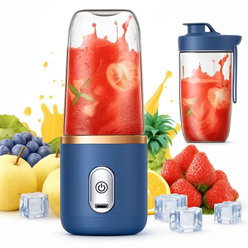 Blender kielichowy 6 ostrzy przenośny kubek mikser smoothie usb-5907451384695
