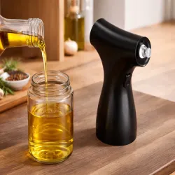 Spryskiwacz oleju oliwy octu dozownik elektryczny 200ml szklany-5907451383414