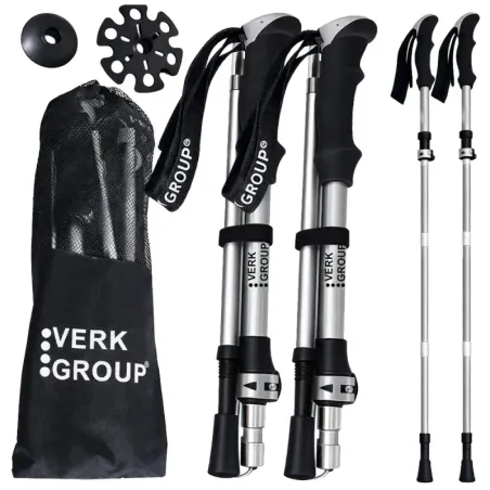 Kijki do chodzenia nordic walking trekkingowe zestaw z pokrowcem-5907451386972