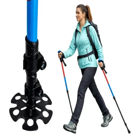 Kijki do chodzenia nordic walking trekkingowe zestaw z pokrowcem-5907451386842