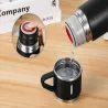 Termos 400ml 3 kubki stal nierdzewna na kawę herbatę zimne i ciepłe-5907451381403