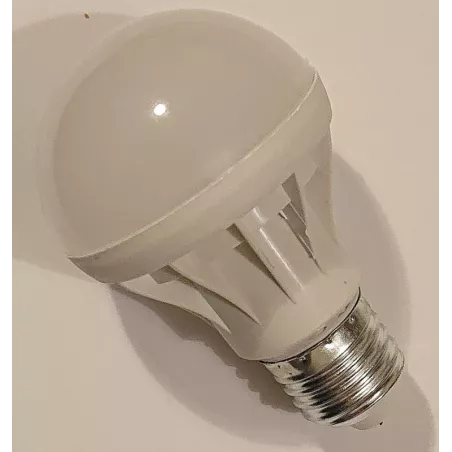 Żarówka led E27 kulka barwa światła biała ciepła 7W/220V-