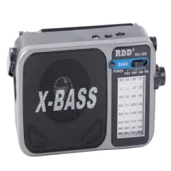 Radio kuchenne przenośne budowlane na baterie antena retro-5907451380529