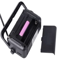 Radio kuchenne przenośne AM FM budowlane na baterie akumulator antena-5907451380512