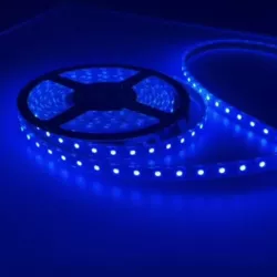 Taśma 300LED 3528 barwa światła niebieska 5m + zasilacz ip65