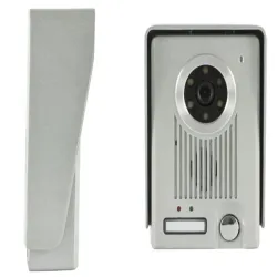 Wideodomofon video wideo do furtki bramy domofon lcd furtka przewodowy-5907451385951